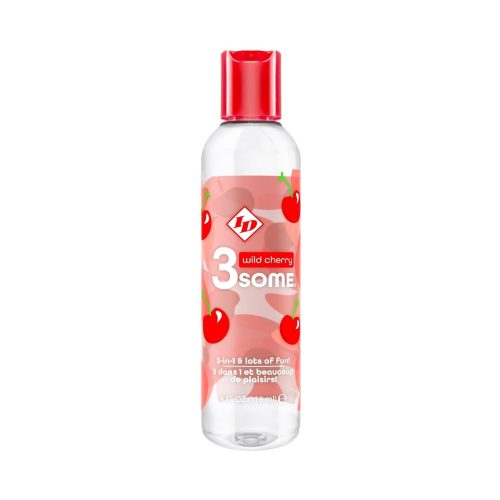 ID 3Some 3-in-1 & Lots Of Fun - Warming, Lickable, & Massage 4 oz (118 mL) - 4 Flavors! - CheapLubes.com