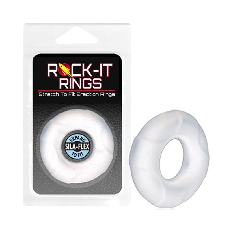 Rock-It Rings The Lifesaver Silicone Cock Ring - 2 Colors - CheapLubes.com