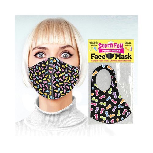 Super Fun Face Masks - 3 Naughty Prints - CheapLubes.com