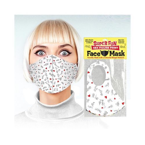 Super Fun Face Masks - 3 Naughty Prints - CheapLubes.com