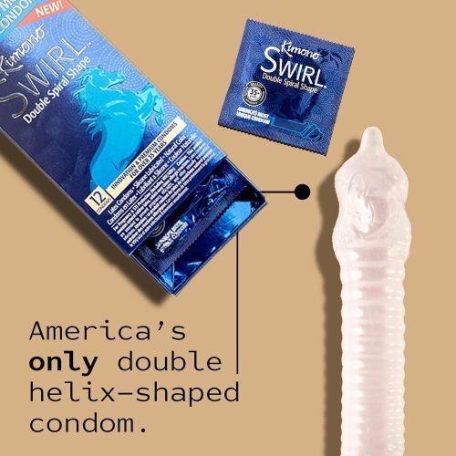 kimono swirl 12 count condoms cheaplubes com 3