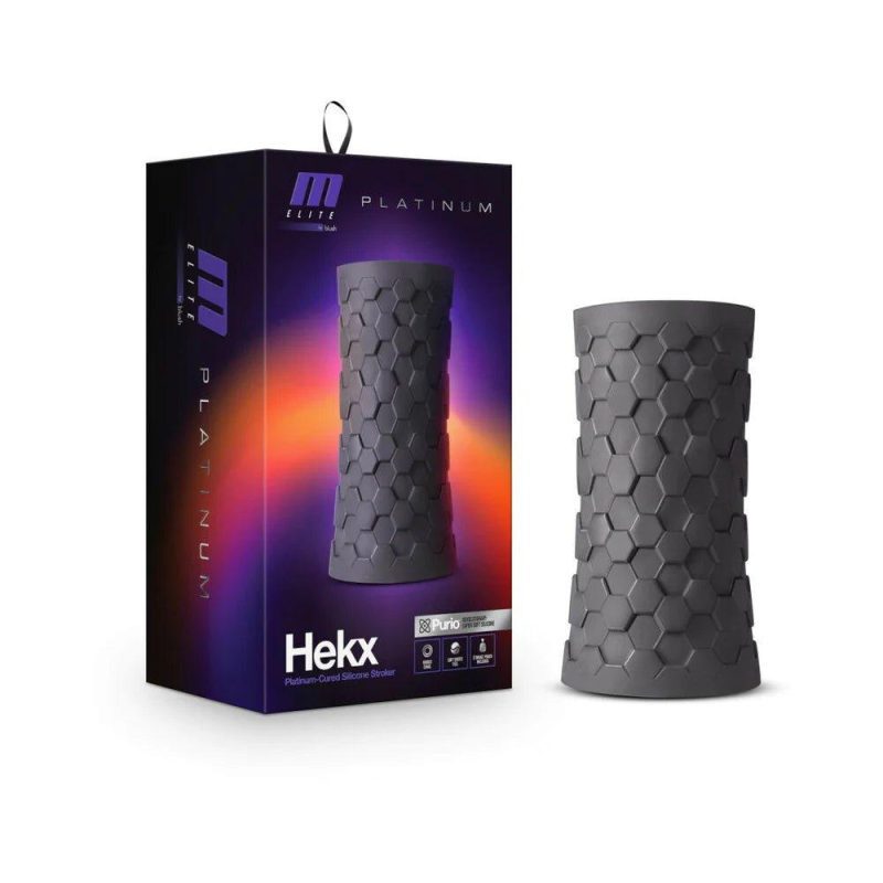 m elite platinum hekx male stroker black cheaplubes com 1