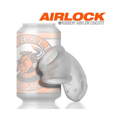 oxballs airlock air vent silicone chastity and packer clear cheaplubes com 7