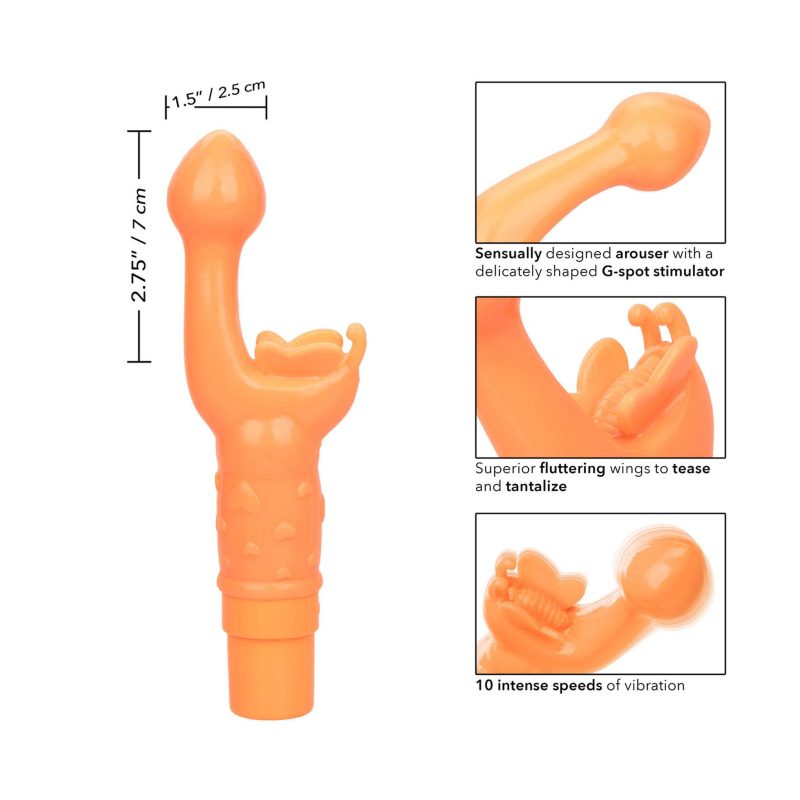 rechargeable butterfly kiss vibrating and fluttering orange cheaplubes com 4