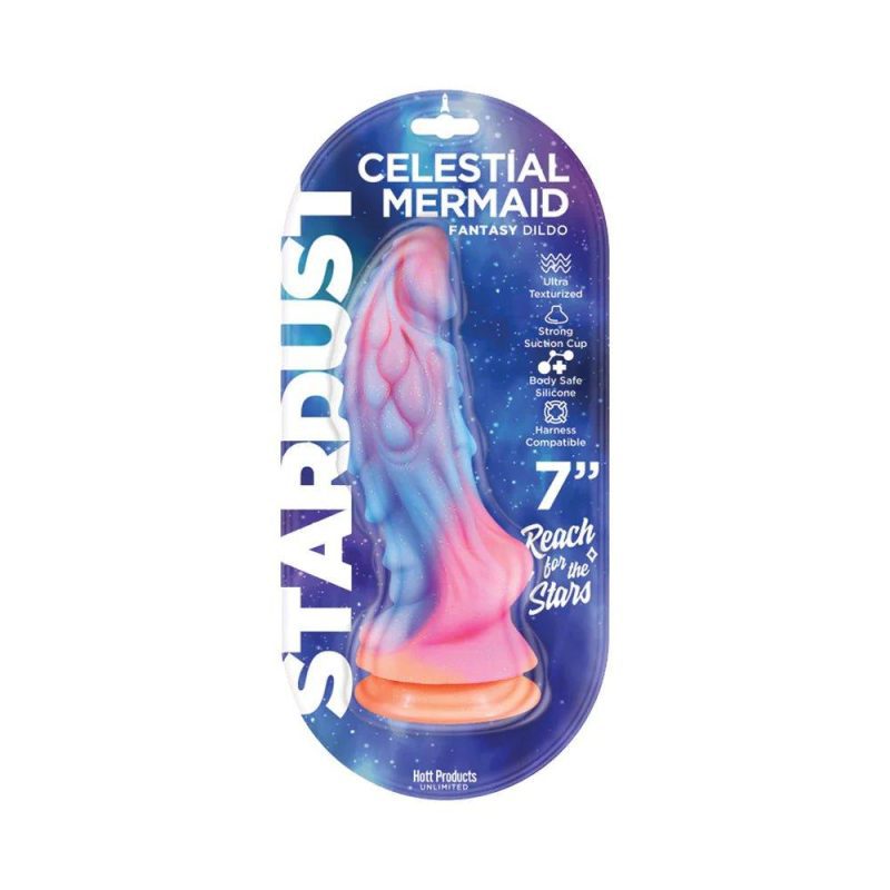 stardust celestial mermaid dildo 7 silicone dong glow in the dark cheaplubes com