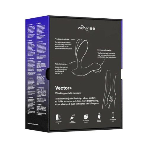 we vibe vector rechargeable remote controlled prostate massager black cheaplubes com 6