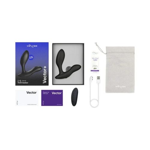 we vibe vector rechargeable remote controlled prostate massager black cheaplubes com 8